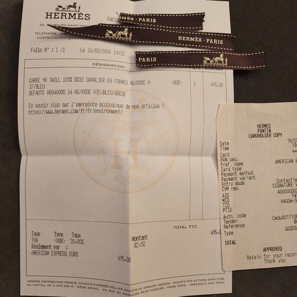 NWOT Rare 2024 Pink Saut Hermès Cavalier en Formes Silk Scarf 90 - Picture 15 of 15